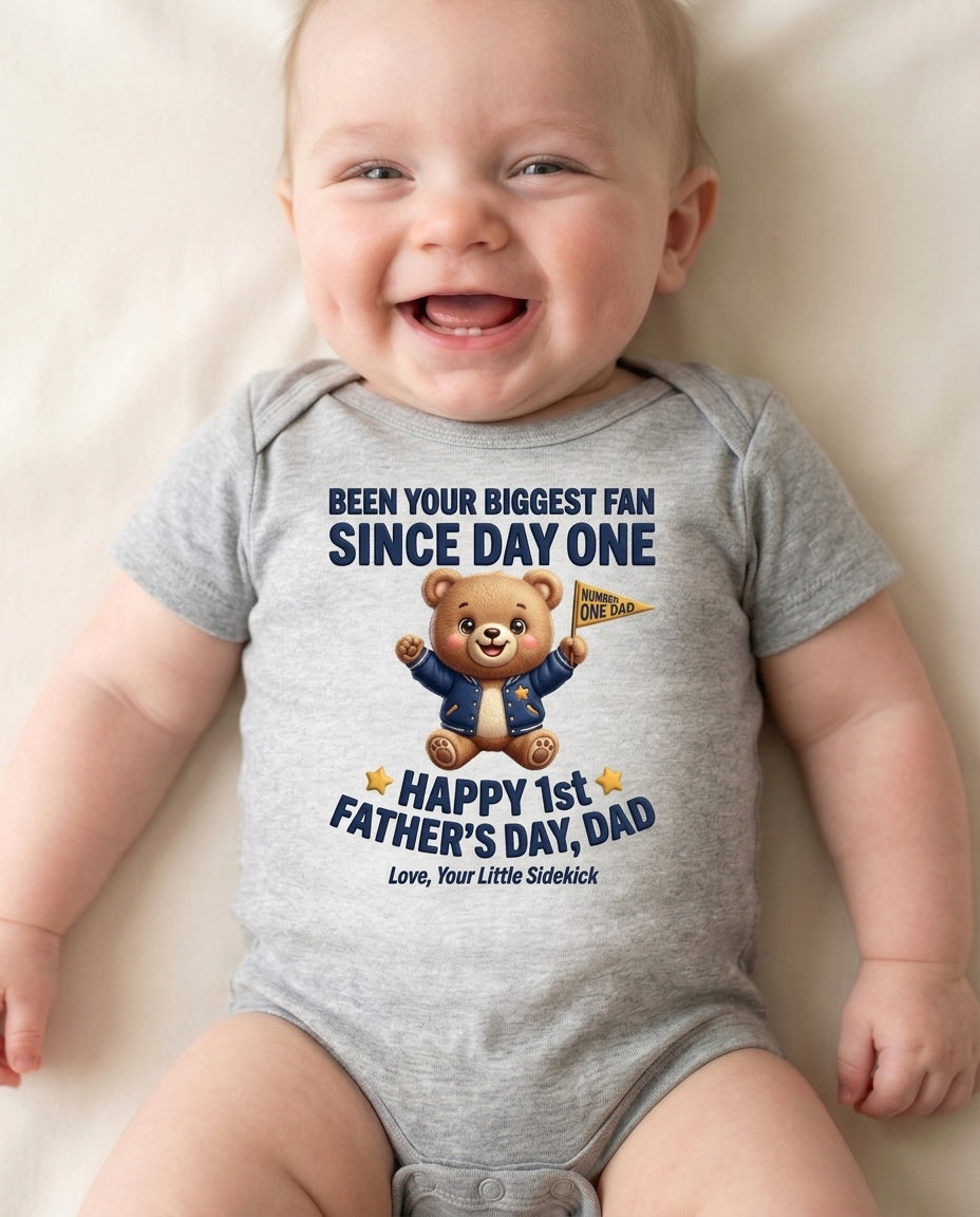 TotKind - FD-H Boy Variant  Biggest Fan Since Day One - Baby Onesie
