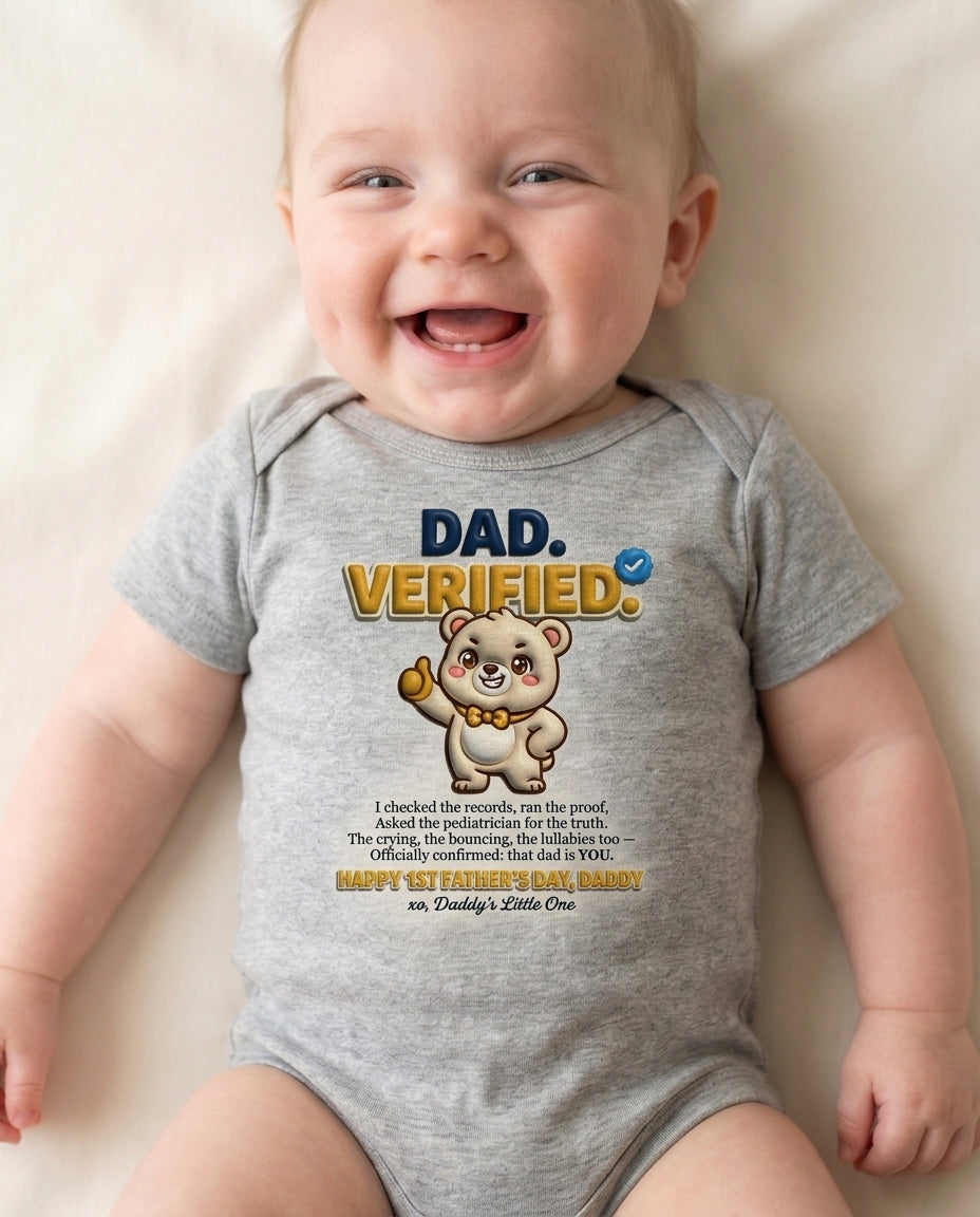 TotKind - Dad Verified - Baby Onesie