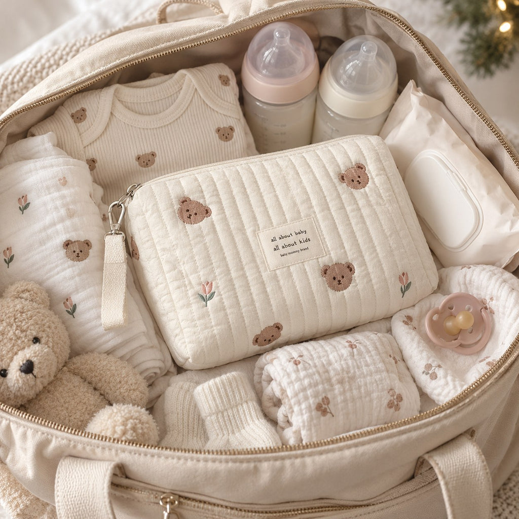 Mommy Hospital Bag Pouch — at Christmas