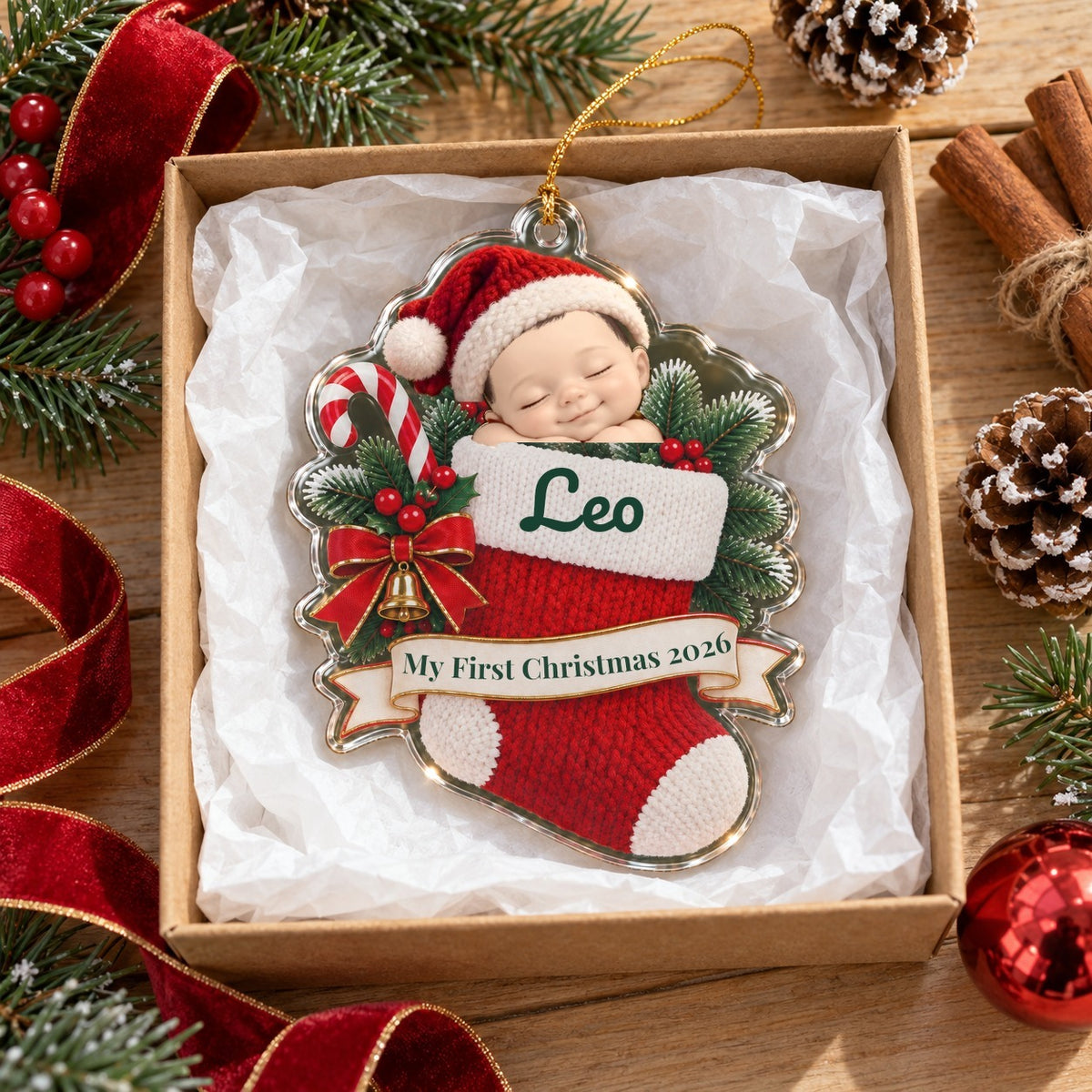 First Christmas Stocking Ornament