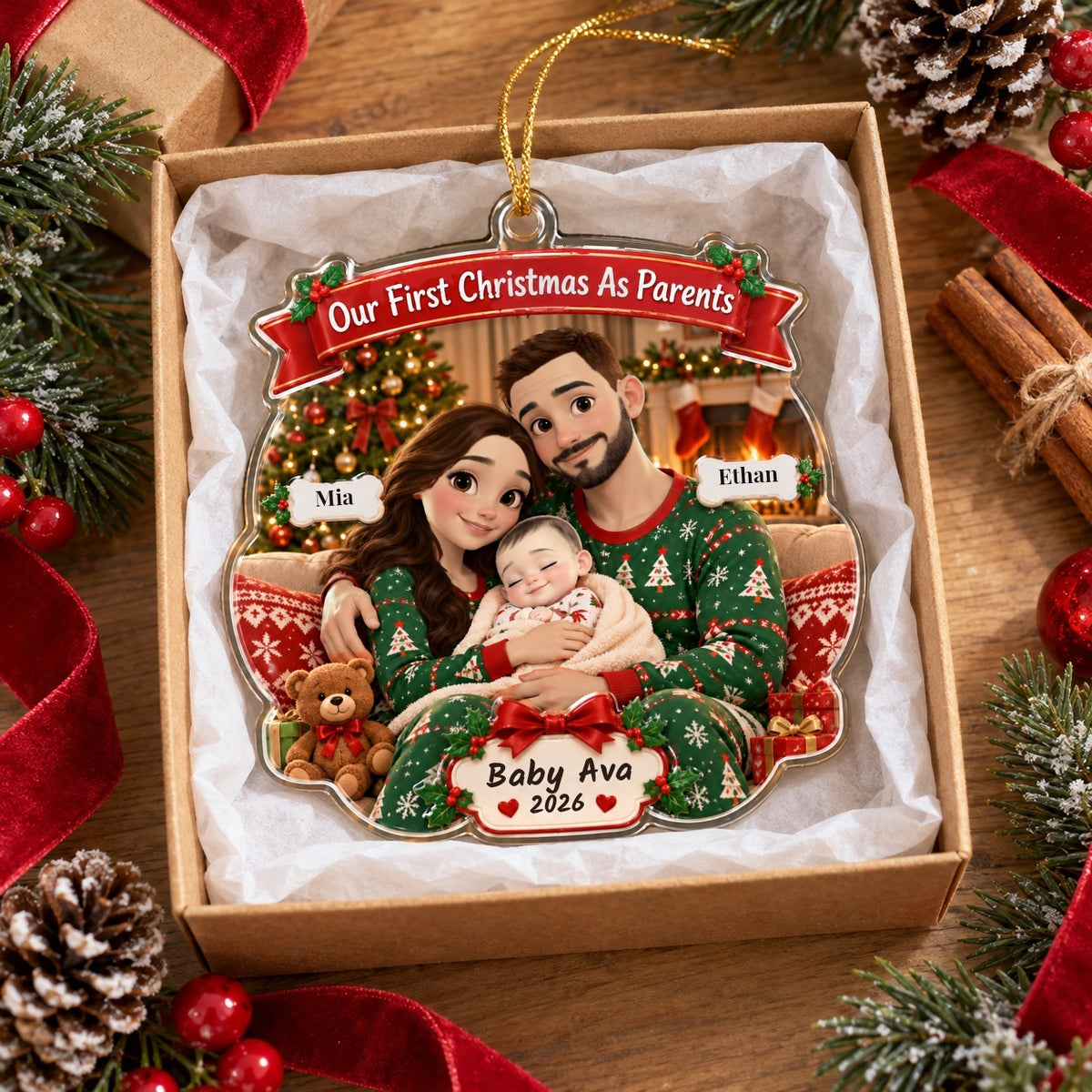 First Christmas as Parents Ornament