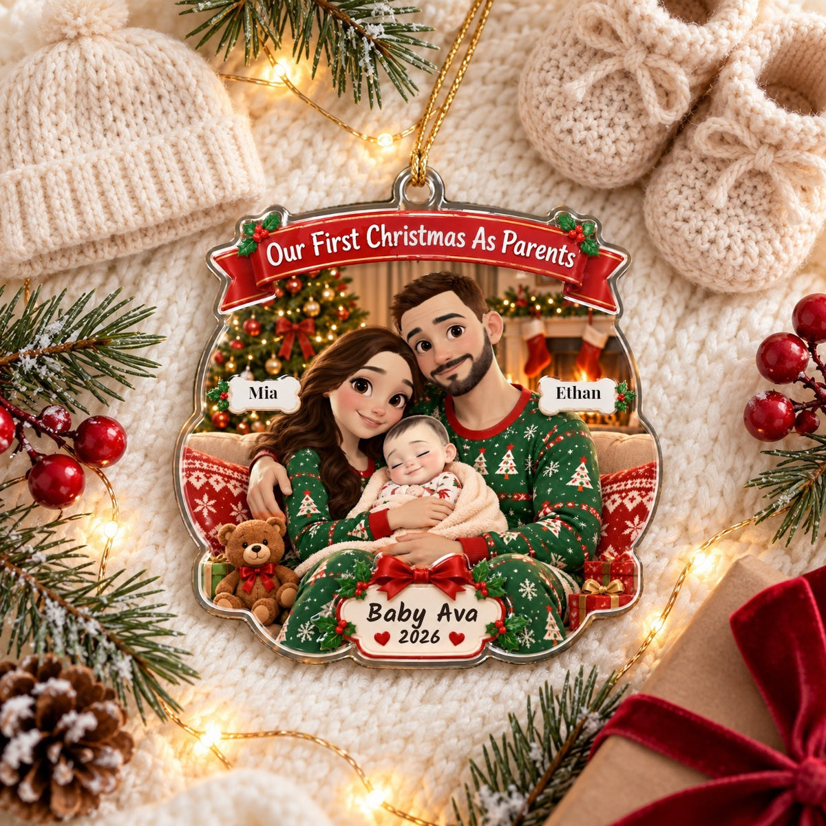 First Christmas as Parents Ornament