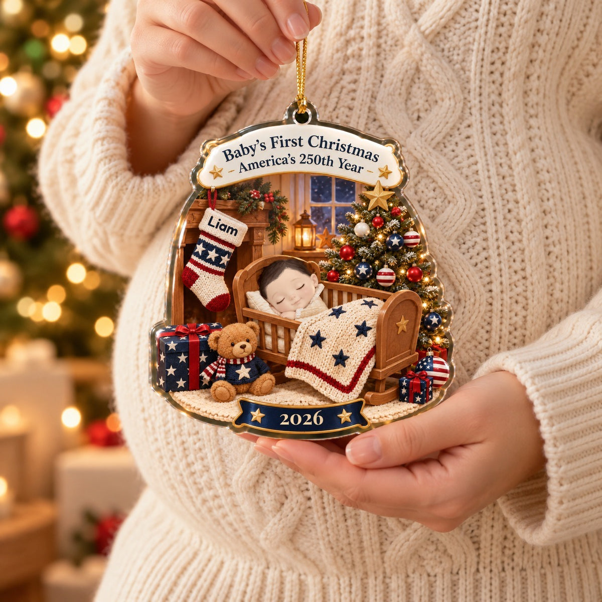 Tiny Star, Big History Ornament