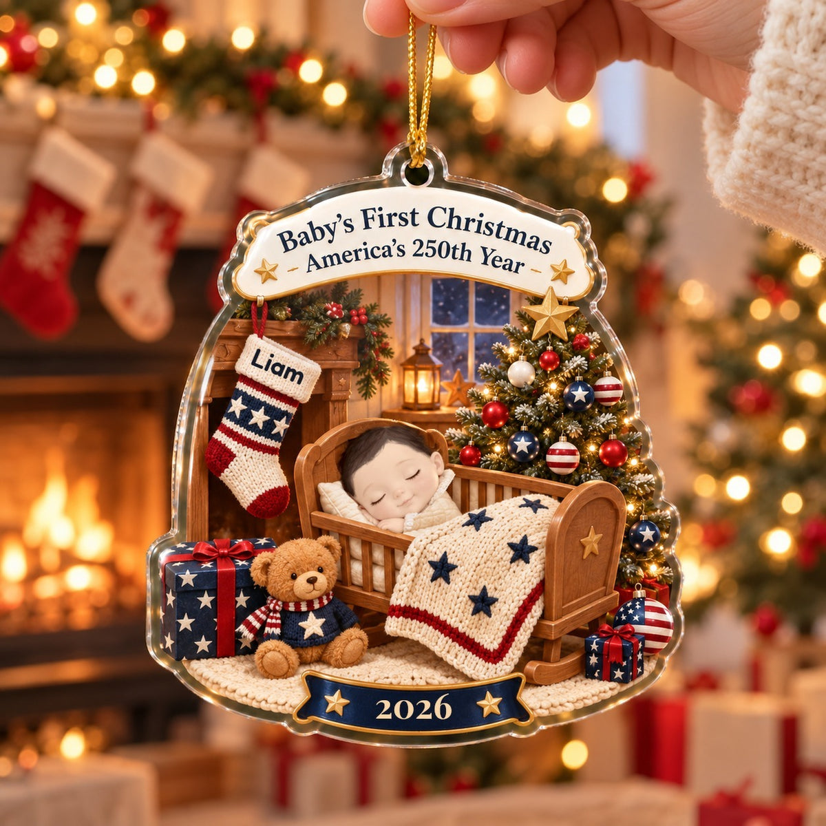 Tiny Star, Big History Ornament
